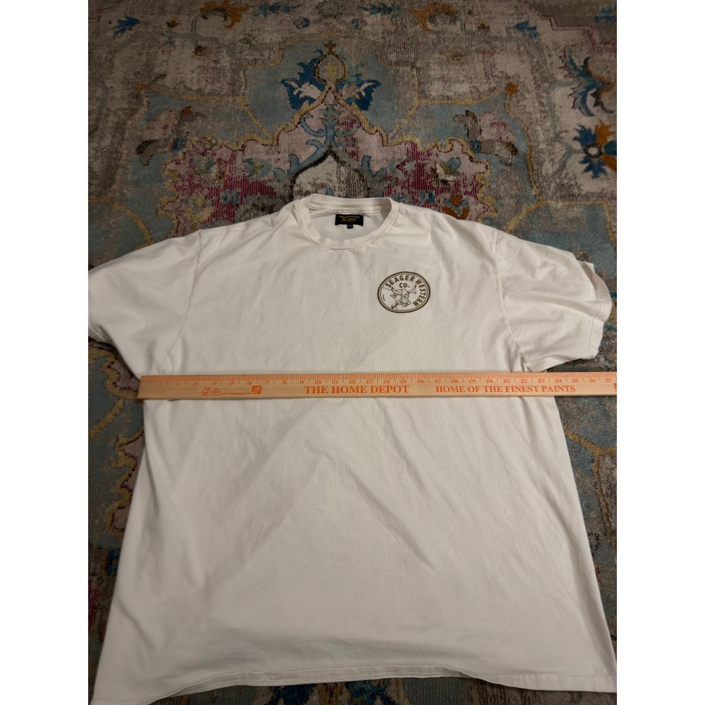 Seager Western Co Graphic T-Shirt White XXL